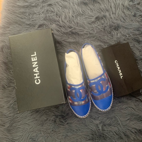 Chanel mesh and lambskin espadrilles size 41. - Picture 4 of 7